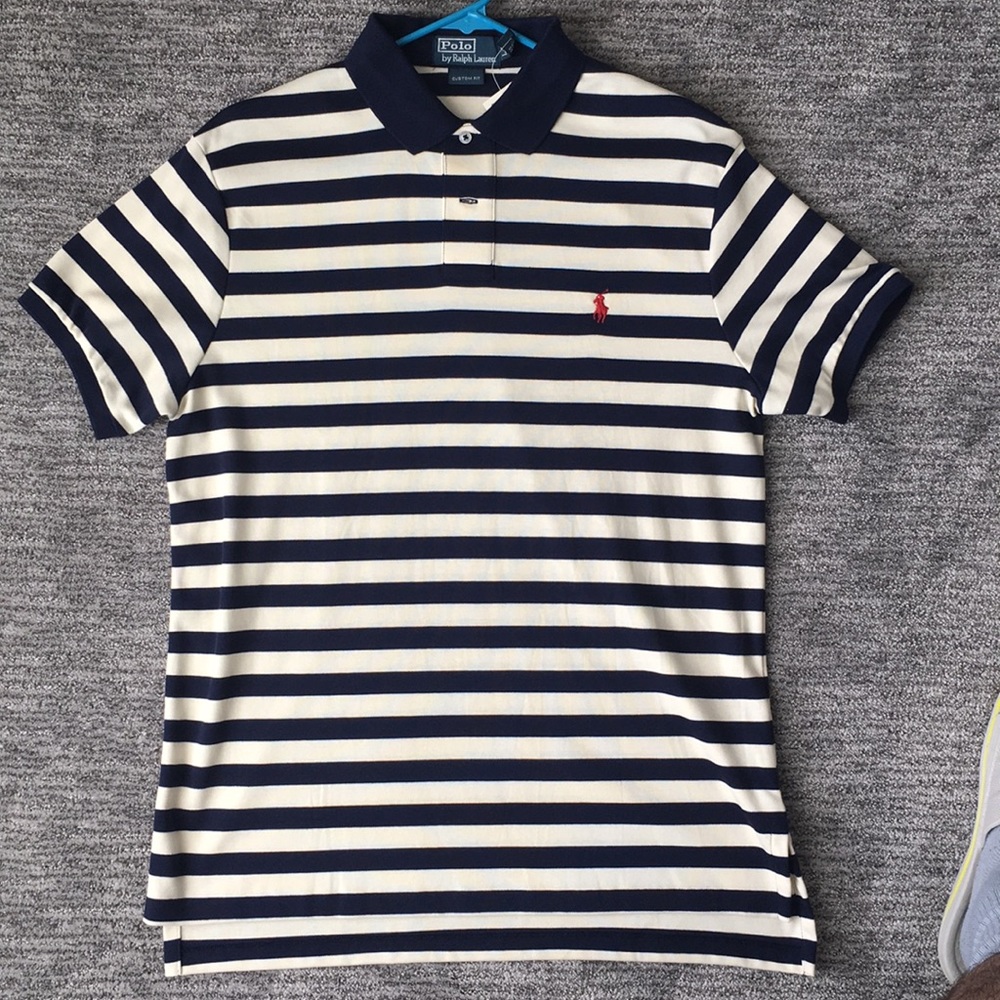 Ralph Lauren Striped Polo - Brand New with Tags